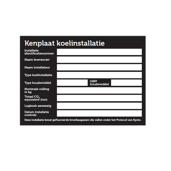 Kenplaten en logboek