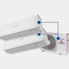 Multi split units meerdere aircos