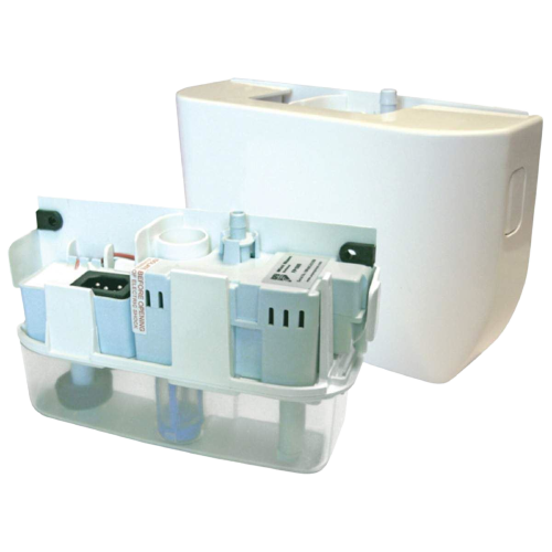 Image van Pomp onder de airco unit water pomp airconditioning.