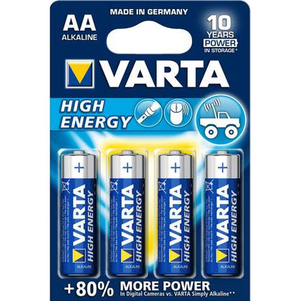 Varta Max 1,5V batterij blister (4x) AA/LR6 alkaline