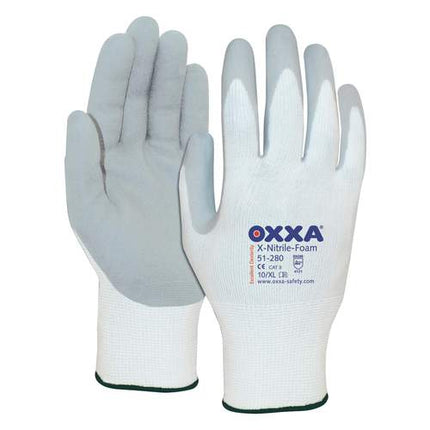 Oxxa X-Nitrile-Foam wit/grijs maat 9