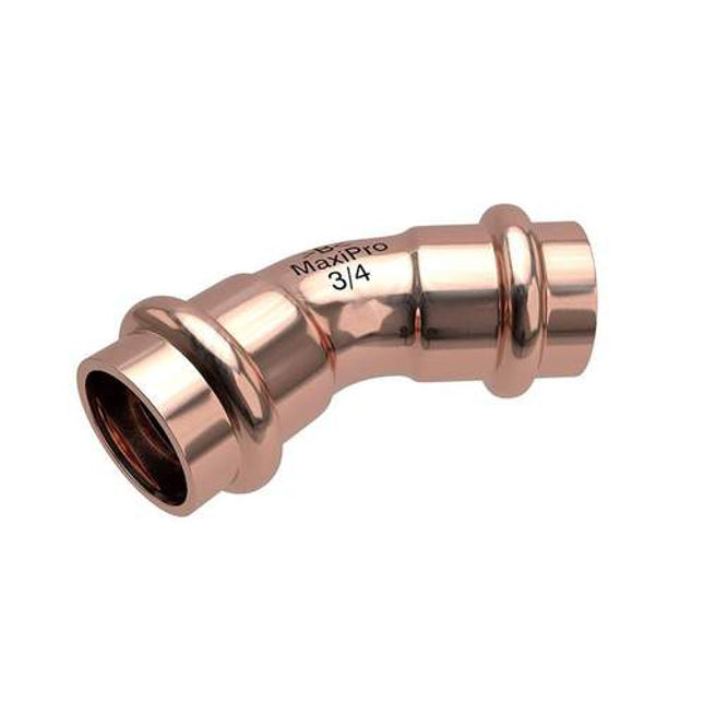 >B< MaxiPro bocht 45 ° 1/2i (3 stuks)